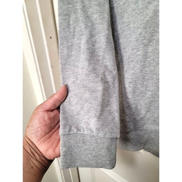 Tommy Hilfiger Women Aztec Patterned Crewneck Embroidery Sweatshirt Grey & Red S - Picture 5 of 11